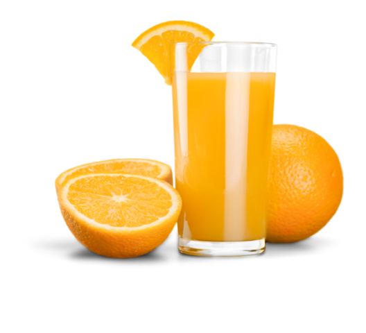 A Glass Of Orange Juice And A Glass Of Orange Juice